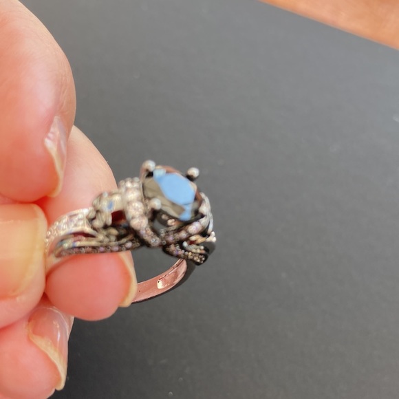 3/$20 in Bundle.  Black Onyx Crystal Ring - Picture 3 of 3